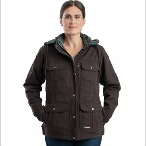 Berne Women's Softstone Duck Quilt Flannel-Lined Barn Coat